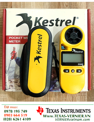 Kestrel 3500, Máy đo vi khí hậu và quan trắc thời tiết Kestrel 3500 Weather Meter chính hãng (Xuất xứ USA) |CÒN HÀNG